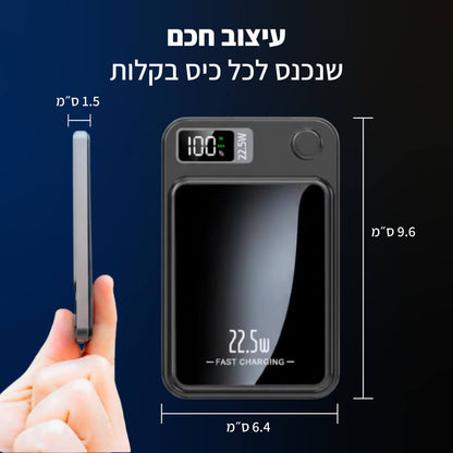 מטען נייד חכם קומפקטי לנסיעות ארוכות | KANO MINI